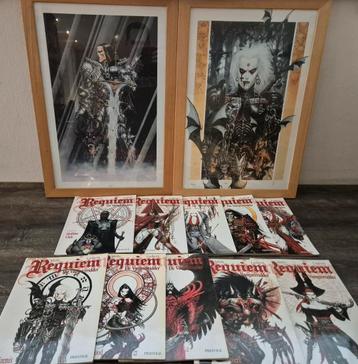10 - delige reeks Requim Vampire knight met 2 litho's  beschikbaar voor biedingen