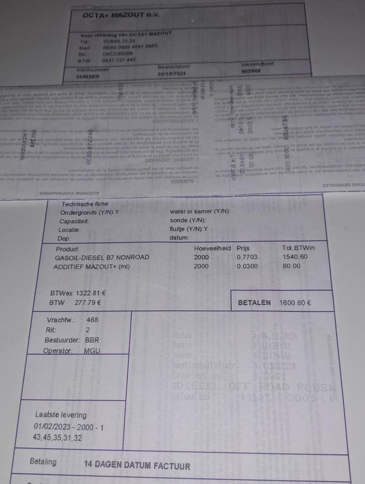 Stookolie  Mazout (min 700l), Doe-het-zelf en Bouw, Verwarming en Radiatoren, Nieuw, Cv-ketel of Combi-ketel, Ophalen