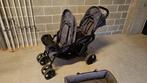 Topmark twinbuggy, Kinderen en Baby's, Kinderwagens en Combinaties, Ophalen of Verzenden, Zo goed als nieuw, Verstelbare duwstang