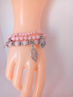 Zelfgemaakte armbanden, Handtassen en Accessoires, Ringen, Ophalen of Verzenden, Roze