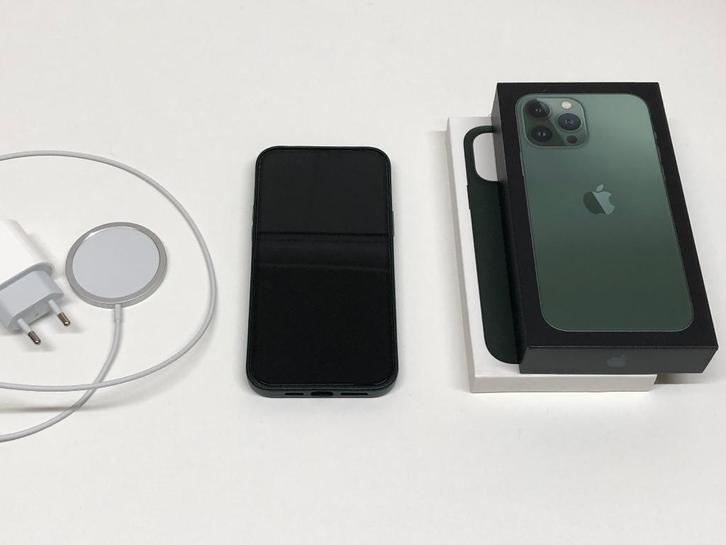 iPhone 13 Pro Max met toebehoren, Télécoms, Téléphonie mobile | Apple iPhone, Comme neuf, 128 GB, Sans abonnement, Sans simlock