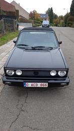 Golf Cabrio  1991 oldtimer, Auto's, Volkswagen, 4 zetels, Stof, Zwart, 4 cilinders