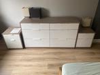 Nachtkastje (2x) commode ladenkast verlichting, Huis en Inrichting, Ophalen, Zo goed als nieuw, Minder dan 100 cm, Modern