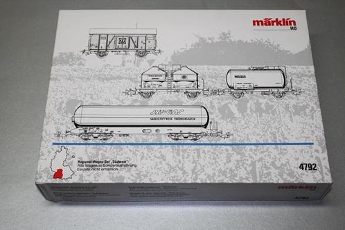Marklin 4792 ( Regional Wagen-Set Südwest ), Hobby en Vrije tijd, Modeltreinen | H0, Nieuw, Treinset, Wisselstroom, Märklin, Ophalen of Verzenden