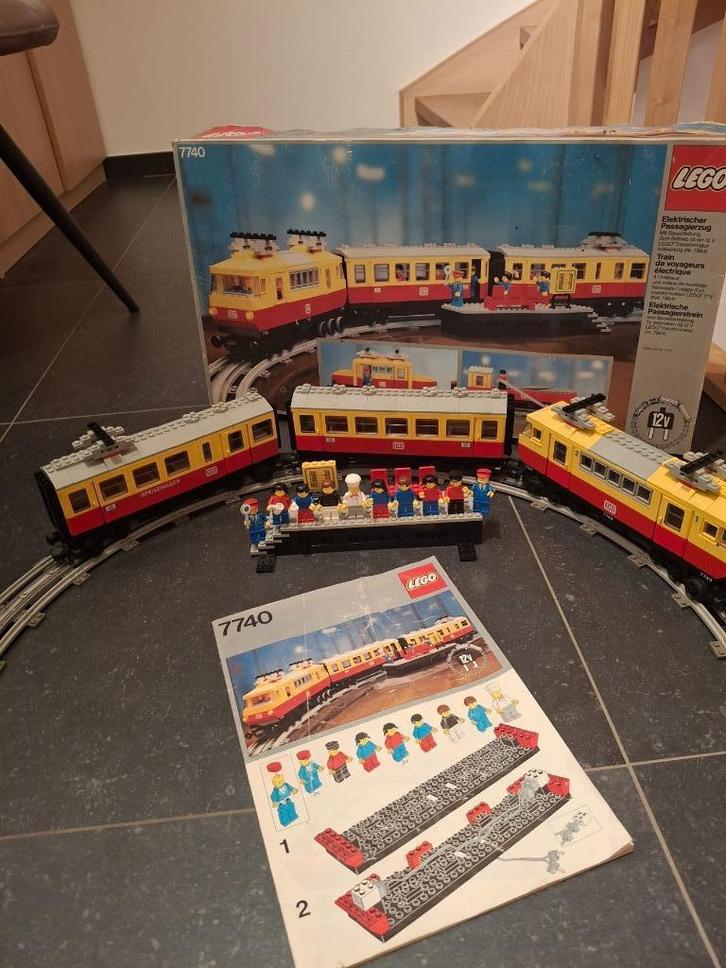 Lego - 7740 - Inter-City Passenger Train, Kinderen en Baby's, Speelgoed | Duplo en Lego, Gebruikt, Lego, Complete set, Ophalen of Verzenden