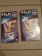 2 cassettes vidéo Fuji neuves - 180 minutes, CD & DVD, Cassettes audio, Neuf, dans son emballage, Enlèvement ou Envoi