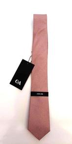 nieuw poederroze stropdas C&A, Nieuw, Met patroon, Roze, C&A