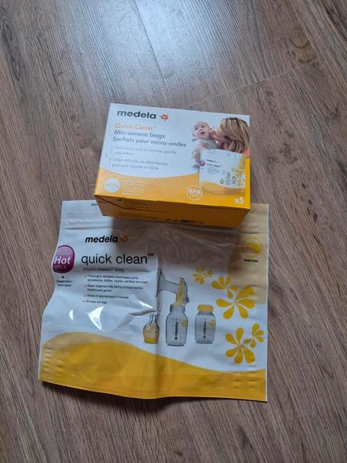 Medela Quick clean magnetron sterilisatiezakken, Kinderen en Baby's, Babyvoeding en Toebehoren, Nieuw, Sterilisator, Ophalen