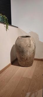 Grote robuuste aardewerk pot terracotta kruik 78cm, Huis en Inrichting, Ophalen, Gebruikt, Aardewerk of Porselein, 75 cm of meer