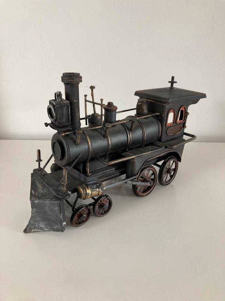 Metalen craftsmen locomotief replica, Antiek en Kunst, Curiosa en Brocante, Verzenden