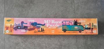 Vloerpuzzel Londji MY RACE PUZZLE (3m lang /54 stukken) beschikbaar voor biedingen