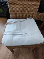 6x stoelkussenhoezen, Ophalen, Gebruikt, Beige
