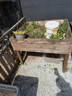 Tuinbak / plantenbak, Tuin en Terras, Tuinbanken, Ophalen, Gebruikt, Hout
