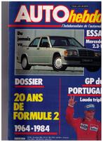 Auto hebdo nr 443 ( 10/84) Mercedes 2.3-16, VW Jetta GT,, Livres, Utilisé, Enlèvement ou Envoi, Collectif, Mercedes