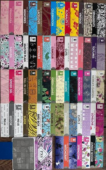 Nail art stamping plate Moyra en PNS beschikbaar voor biedingen