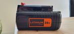 Black&decker accu 36V 2.5mAh + lader, Ophalen, Gebruikt