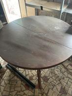 Ronde tafel, Huis en Inrichting, Ophalen, Gebruikt, Rond, Vier personen