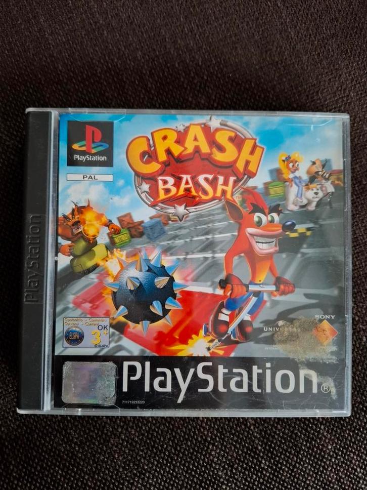 PS1 Crash Bash (compleet), Games en Spelcomputers, Games | Sony PlayStation 1, Zo goed als nieuw, Ophalen of Verzenden