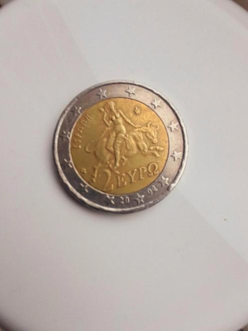Zeldzame 2 euro Griekenland 2002, Postzegels en Munten, Munten | Europa | Euromunten, Ophalen of Verzenden