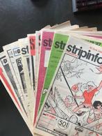 Lot van 10 Stripinfo Krant / De Zaak Zonnebloem, Boeken, Gelezen, Ophalen of Verzenden, Meerdere stripboeken