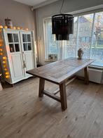 Landelijke Eettafel 90x200, Huis en Inrichting, Tafels | Eettafels, Ophalen, 50 tot 100 cm, 150 tot 200 cm, Vier personen