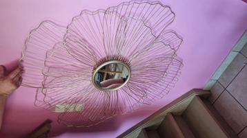 spiegel bloem in goud maison du monde beschikbaar voor biedingen