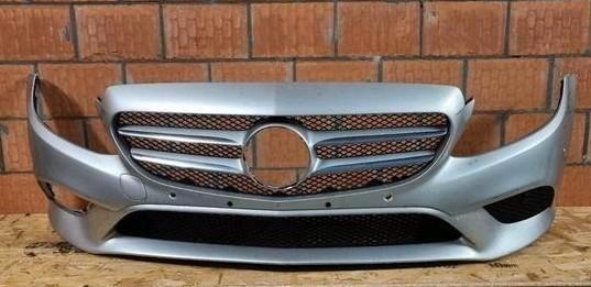voorbumper mercedes c klasse w205 origineel, Auto-onderdelen, Carrosserie, Bumper, Voor, Gebruikt, Ophalen of Verzenden