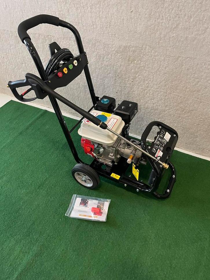 Nieuwe professionele benzine hogedrukreiniger, Tuin en Terras, Hogedrukreinigers, Nieuw, Benzine, Met regelbare waterdruk, Ophalen