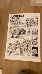 Franz Jugurtha poster 1980 weekblad kuifje, Ophalen of Verzenden, Kuifje, Nieuw