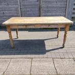 Mooie oude tafel 180 x 90cm, 150 à 200 cm, Enlèvement, Utilisé, 50 à 100 cm