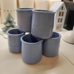 6 kleine terracotta parmapotten, Ophalen of Verzenden, Zo goed als nieuw