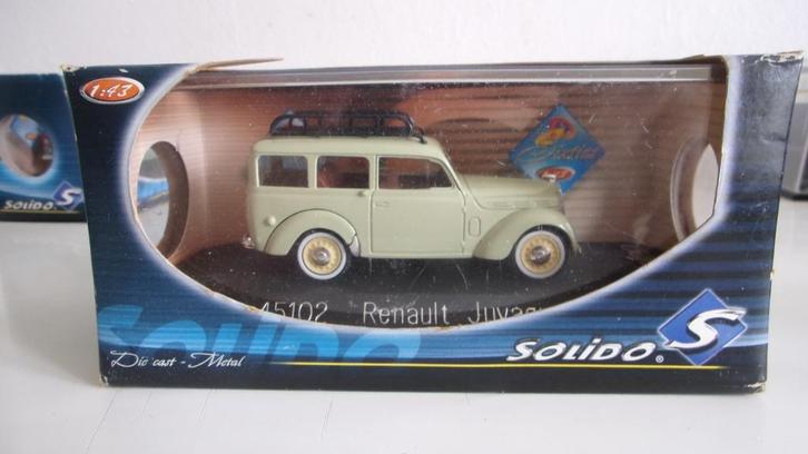 RENAULT JUVAQUATRE BREAK.1/43 SOLIDO,BEL ETAT., Hobby en Vrije tijd, Modelauto's | 1:43, Gebruikt, Auto, Solido, Ophalen of Verzenden