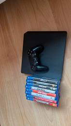 PlayStation 4 Slim + controller en games, Gebruikt, Ophalen of Verzenden, Slim
