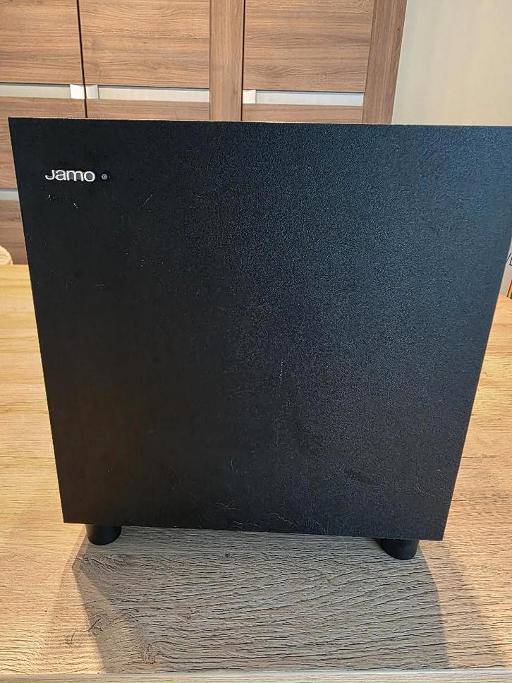 Zware Jamo SUB210 Subwoofer, TV, Hi-fi & Vidéo, Enceintes, Utilisé, Subwoofer, 120 watts ou plus, Jamo, Enlèvement