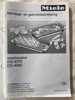 Miele stoomoven, Ophalen, Zo goed als nieuw