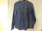 blauwe overhemd jack & jones smal, Ophalen of Verzenden, Zo goed als nieuw, Blauw, Jack & jones
