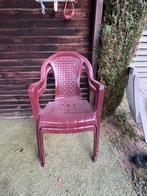 2x plastic buitenstoel, Ophalen, Gebruikt, Plastic