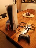 Playstation 5 disc edition + 4 games, Games en Spelcomputers, Ophalen, Playstation 5