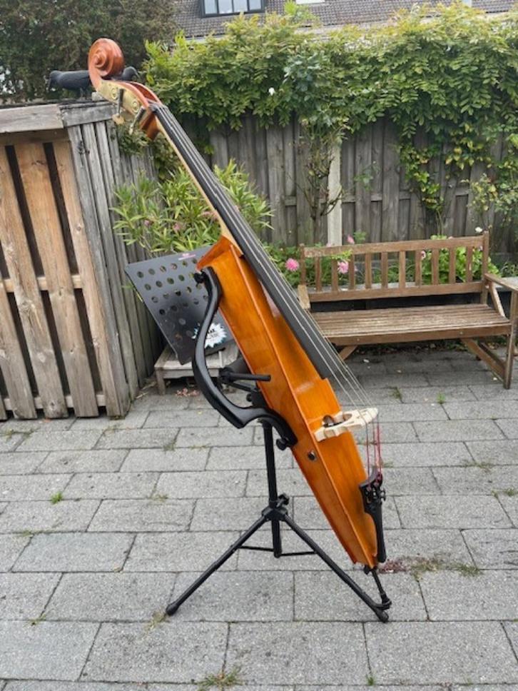 Van Zalinge contrabas (replica), Muziek en Instrumenten, Strijkinstrumenten | Contrabassen, Nieuw, 3/4-contrabas, Ophalen