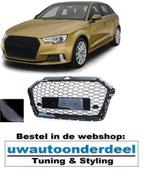 Sport Grill Hoogglans Zwart Honingraat Passend Audi A3 8V RS, Envoi