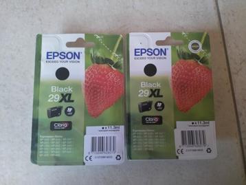 EPSON 2 cartouches neuves 29 XL (noir), Enlèvement, Neuf, Autres types, Epson