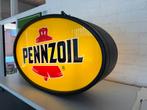 PENNZOIL motor olie reclame lichtbak, Ophalen, Gebruikt, Lichtbak of (neon) lamp