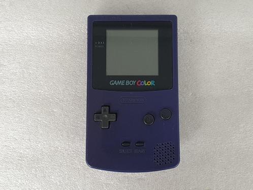 Nintendo GB Color Grape console, Games en Spelcomputers, Spelcomputers | Nintendo Game Boy, Gebruikt, Game Boy Color, Ophalen of Verzenden