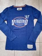 Blauwe longsleeve Vingino (10 jaar), Kinderen en Baby's, Kinderkleding | Maat 140, Jongen, Gebruikt, Ophalen of Verzenden, Shirt of Longsleeve