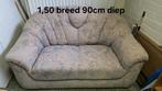 GRATIS bankje zetel, Huis en Inrichting, Ophalen, Gebruikt, Tweepersoons, Stof