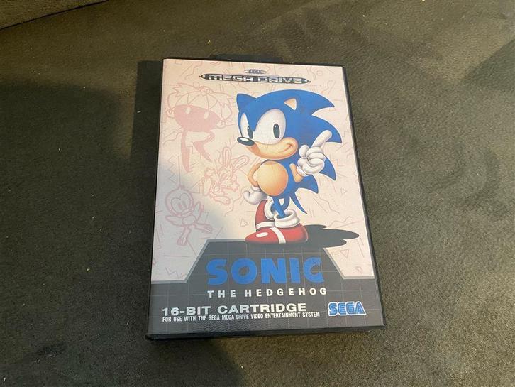 Sega mega drive Sonic the hedgehog [633], Games en Spelcomputers, Games | Sega, Zo goed als nieuw, Mega Drive, Verzenden