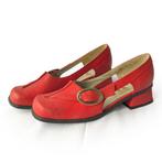 Vintage schoenen MT38 - NIEUW uit oude winkelstock!, Kleding | Dames, Nieuw, Ophalen of Verzenden, Schoenen met lage hakken, Rood