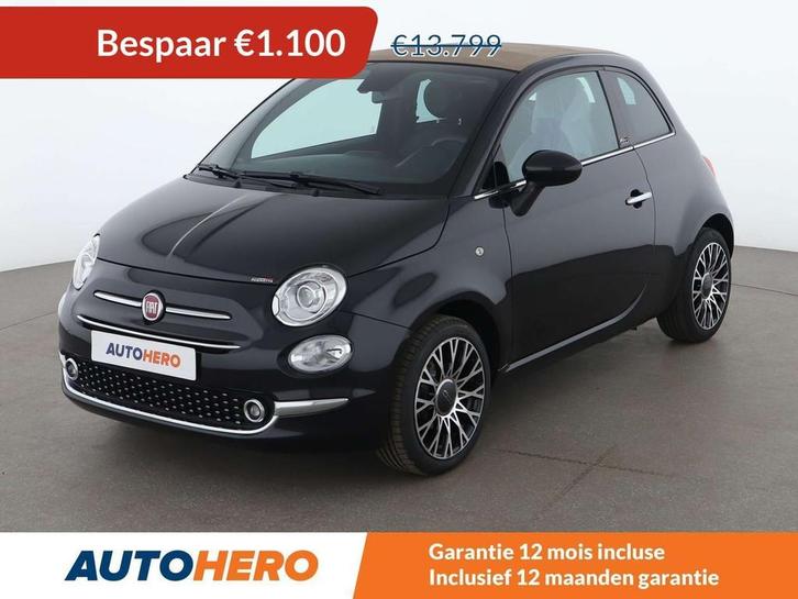 Fiat 500C 1.2 Star (bj 2019, automaat), Auto's, Fiat, Te koop, 500C, ABS, Airbags, Airconditioning, Android Auto, Apple Carplay