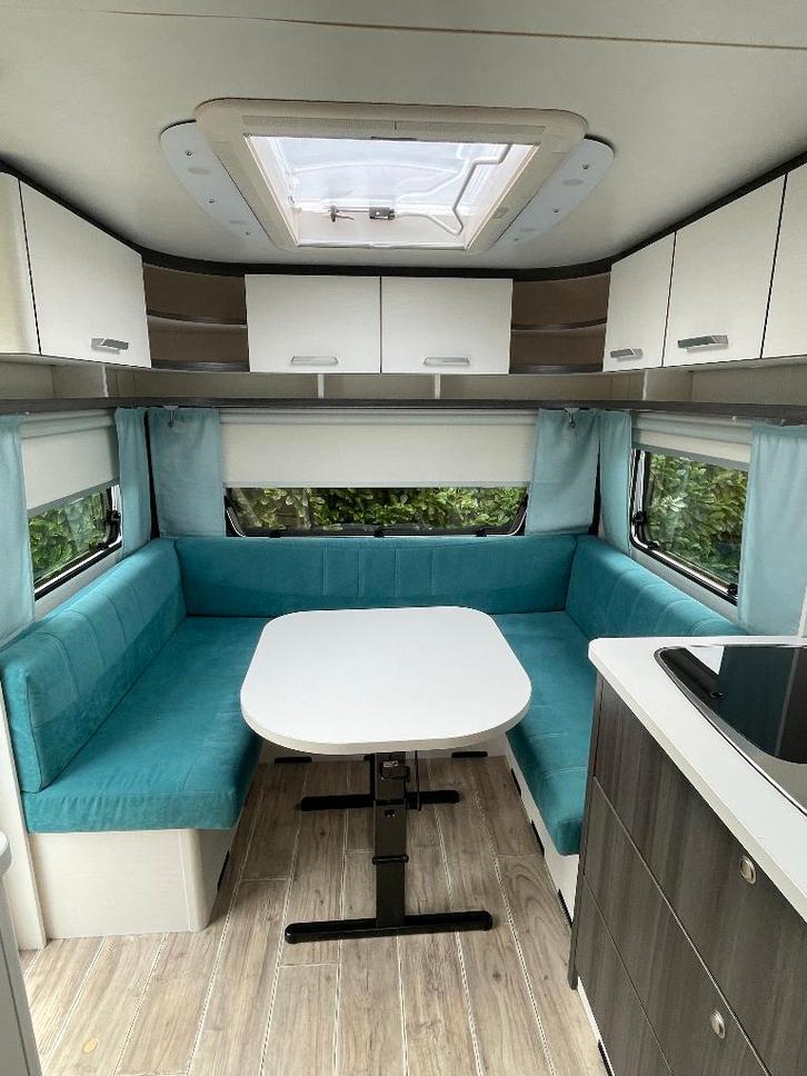 dethleffs c go 495 mover / luifel/ fietsendrager, Caravans en Kamperen, Caravans, Bedrijf, tot en met 4, 1000 - 1250 kg, Rondzit