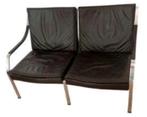 Vintage design Walter Knoll 2 stoelen + 2 zitter, Gebruikt, Verzenden, Design, Metaal